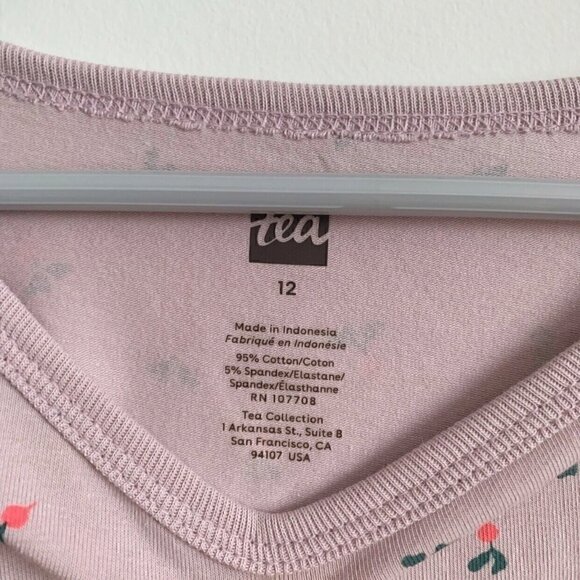 NWT Tea Collection Girl Pocket long sleeve tee 12 Years 14 Years - Picture 4 of 6